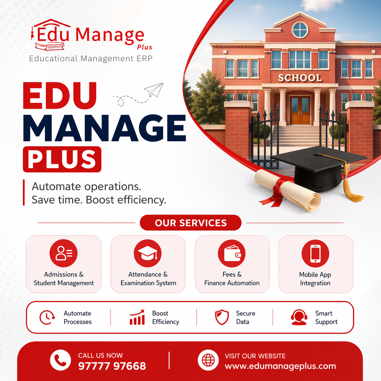 Transforming Education with Smart ERP: Why Edu Manage Plus is the Future of School & College Management